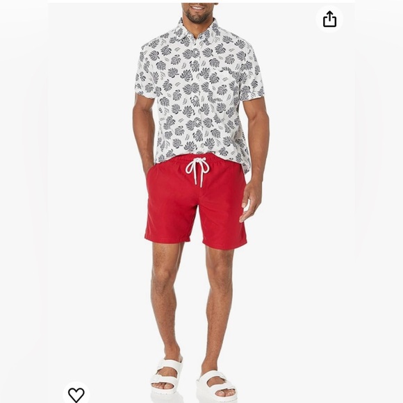 Essentials Men's 7" Quick-Dry Swim Trunk - Picture 2 of 8